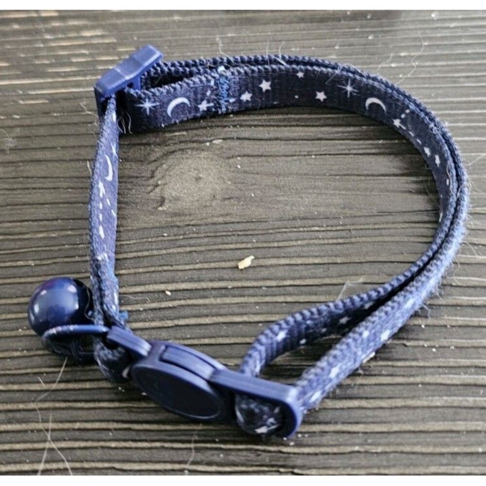 Vibrant Life, Celestial Print Breakaway Fashion Cat Collar, Blue, OS Fits Most